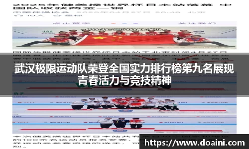 武汉极限运动队荣登全国实力排行榜第九名展现青春活力与竞技精神